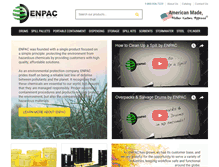 Tablet Screenshot of enpac.com